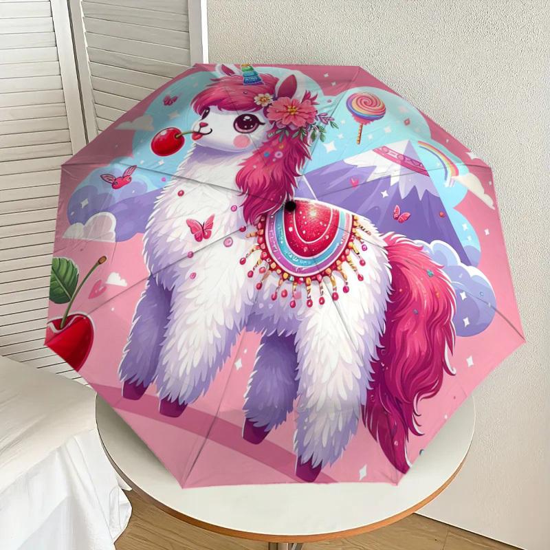 1pc Unicorn Alpaca Fantasy Scene Umbrella with Plastic Handle,Suitable for All Seasons Home Travel Outdoor UmbrellaDD706
1pc Unicorn Alpaca Fantasy Scene Umbrella with Plastic Handle,Suitable for All Seasons Home Travel Outdoor UmbrellaDD706