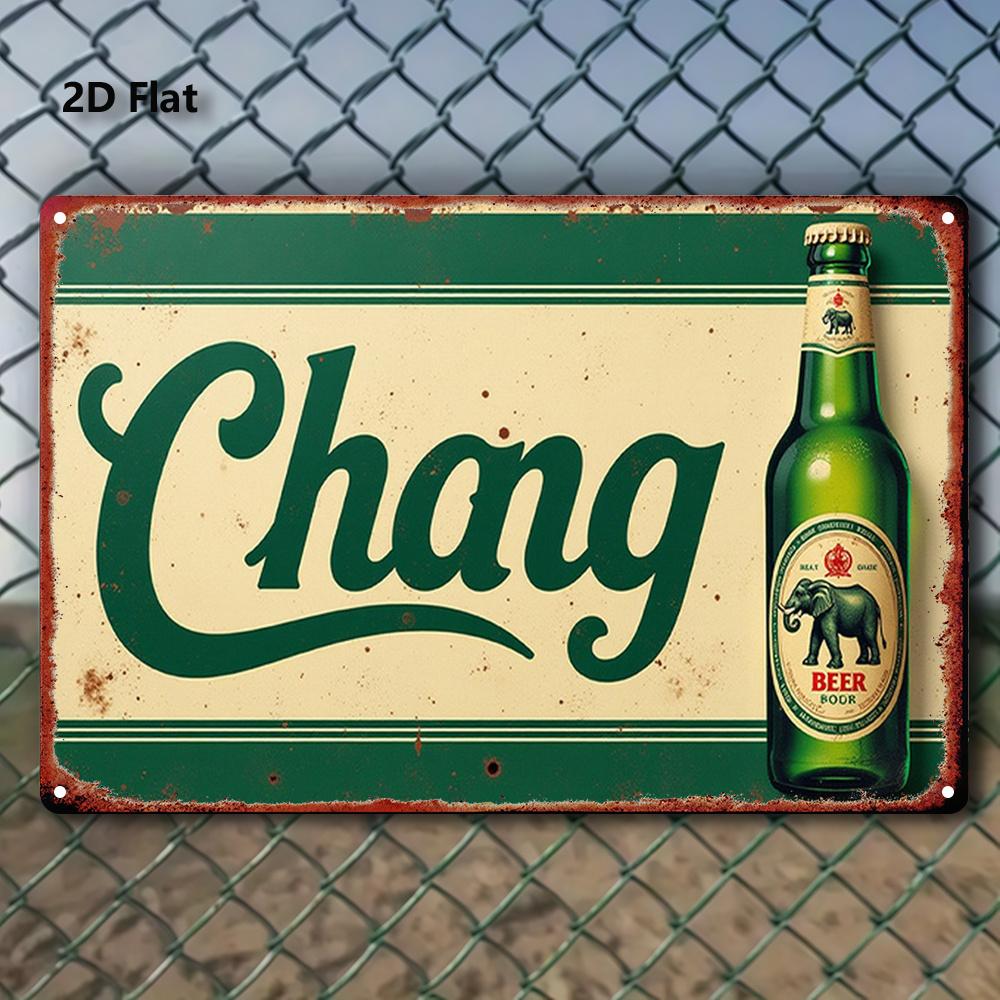 Vintage Chang Beer Metal Sign Retro Thai Beer Poster Style Wall Decor with Green Beige Colors HeavyDuty Iron Bar Art for 30x40cm(11.8x15.7inch)
Vintage Chang Beer Metal Sign Retro Thai Beer Poster Style Wall Decor with Green Beige Colors HeavyDuty Iron Bar Art for 30x40cm(11.8x15.7inch)