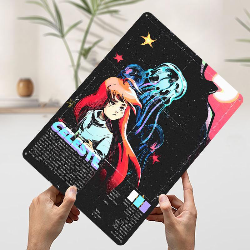 Celeste Game Printed Poster Customized Wall Art Retro Vintage Metal Tin Signs for Luxury Home Decor Items Coffee Bar Accessories 7.9x11.8In(20x30cm)
Celeste Game Printed Poster Customized Wall Art Retro Vintage Metal Tin Signs for Luxury Home Decor Items Coffee Bar Accessories 7.9x11.8In(20x30cm)