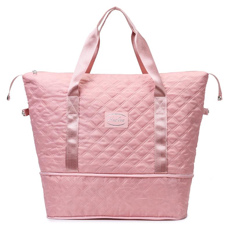 Extended Outdoor Large Capacity Fashionable Diamond Handheld Travel Bag Dry Wet Separation Sports Gym Bag Can Be Used To Pull Rod
Extended Outdoor Large Capacity Fashionable Diamond Handheld Travel Bag Dry Wet Separation Sports Gym Bag Can Be Used To Pull Rod