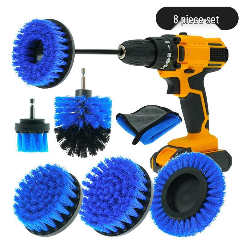 8-Piece Electric Drill Brush Set for Home and Auto Cleaning – Tile, Car, and More! Green; 8-Piece Set (Excludes Drill); PP
8-Piece Electric Drill Brush Set for Home and Auto Cleaning – Tile, Car, and More! Green; 8-Piece Set (Excludes Drill); PP