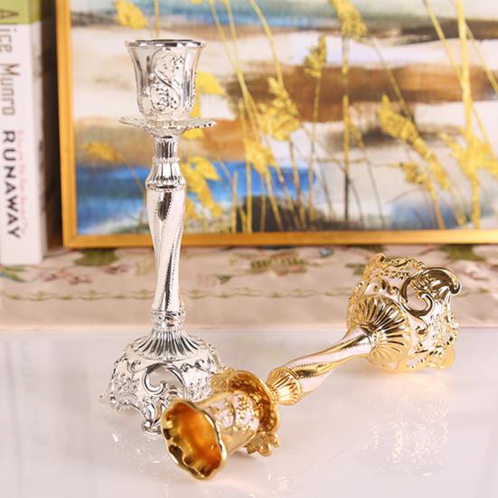 Practical Handmade Metal Candlestick Ornament Vintage Candlelight Dinner Hotel Supplies золотистий
Practical Handmade Metal Candlestick Ornament Vintage Candlelight Dinner Hotel Supplies золотистий