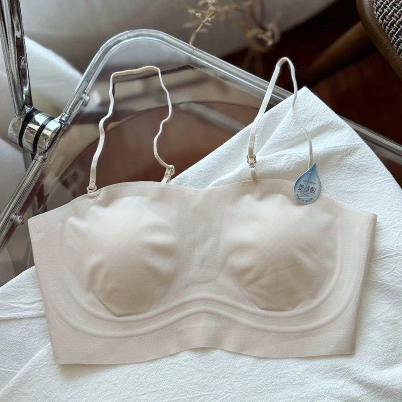 Ультратонкое нижнее белье-майка Женское Уменьшающее грудь Анти-проглядывающее Однолинейное Желеобразное Без спинки Предотвращающее обвисание Летнее Ледяной шелк Бесшовный бюстье L
Ультратонкое нижнее белье-майка Женское Уменьшающее грудь Анти-проглядывающее Однолинейное Желеобразное Без спинки Предотвращающее обвисание Летнее Ледяной шелк Бесшовный бюстье L