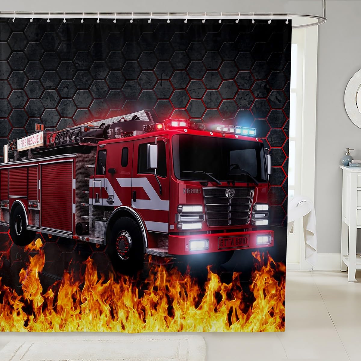3D пожарный узор пожаротушения занавески для душа водостойкая спортивная красная пожарная машина тканевые крючки экран декор ванной комнаты занавеска W90xH180cm
3D пожарный узор пожаротушения занавески для душа водостойкая спортивная красная пожарная машина тканевые крючки экран декор ванной комнаты занавеска W90xH180cm