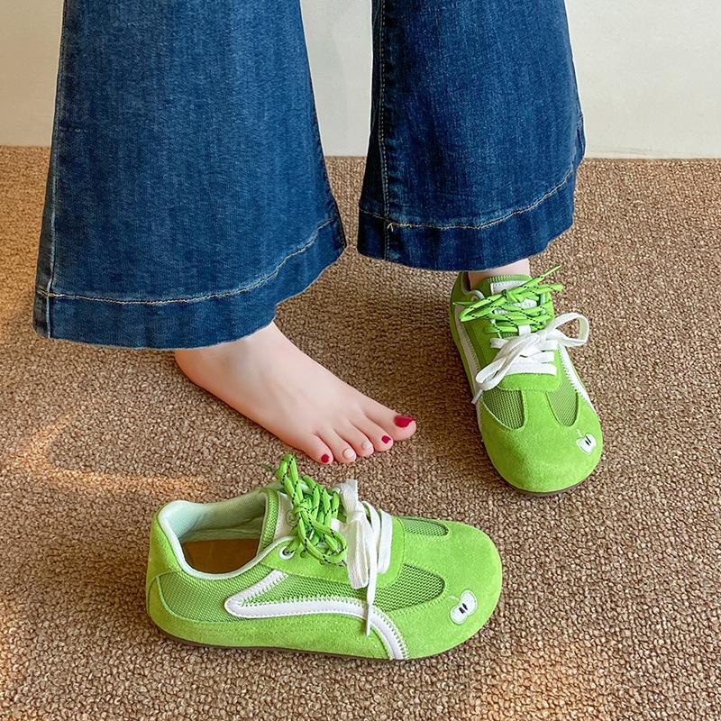 Cartoon women s spring new retro flat-bottomed versatile sports breathable casual board shoes 40 зелений
Cartoon women s spring new retro flat-bottomed versatile sports breathable casual board shoes 40 зелений