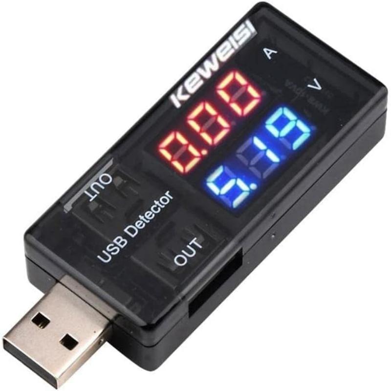 3-7.5V 0-2.5A USB Tester DC LED Digital Voltmeter Ammeter 5V 1A 1.5A 2A USB Charger Current Voltage Meter Voltage Current Tester
3-7.5V 0-2.5A USB Tester DC LED Digital Voltmeter Ammeter 5V 1A 1.5A 2A USB Charger Current Voltage Meter Voltage Current Tester