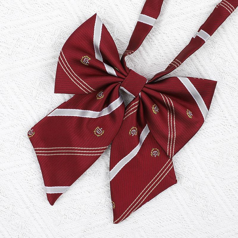 Jk Japanese College Style Plaid Small Tie Burgundy Stripe Lazy No-Hit Female Bachelor S Uniform Collar Flower Male Tide
Jk Japanese College Style Plaid Small Tie Burgundy Stripe Lazy No-Hit Female Bachelor S Uniform Collar Flower Male Tide