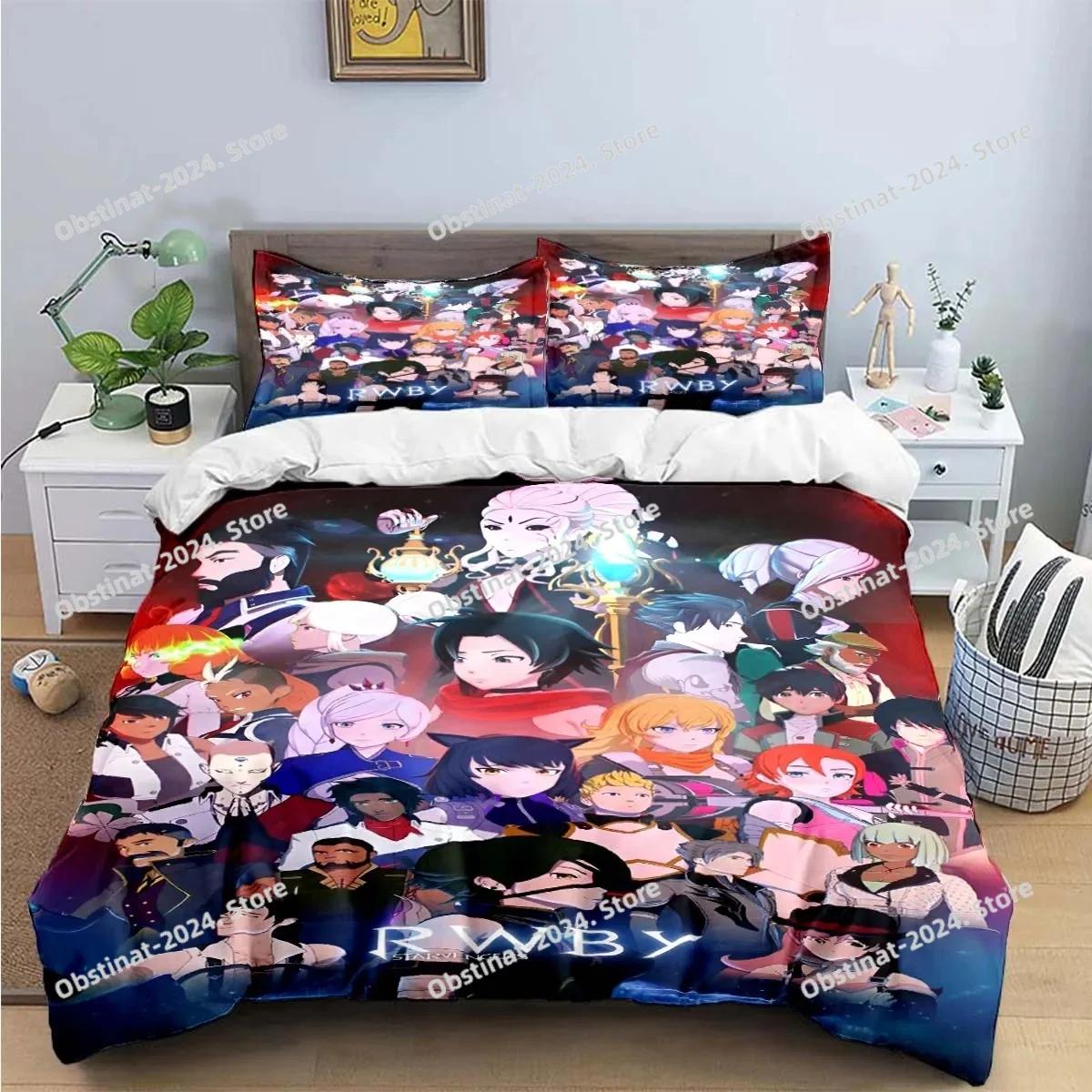 3D Fashion Carton R-RWBY Beding Set Printed Bed Linen Set With Pilowcase Bed Soft Duvet Cover Soft Single Double Quen Super King-Sized Dimensionsd 100*200cm Single
3D Fashion Carton R-RWBY Beding Set Printed Bed Linen Set With Pilowcase Bed Soft Duvet Cover Soft Single Double Quen Super King-Sized Dimensionsd 100*200cm Single