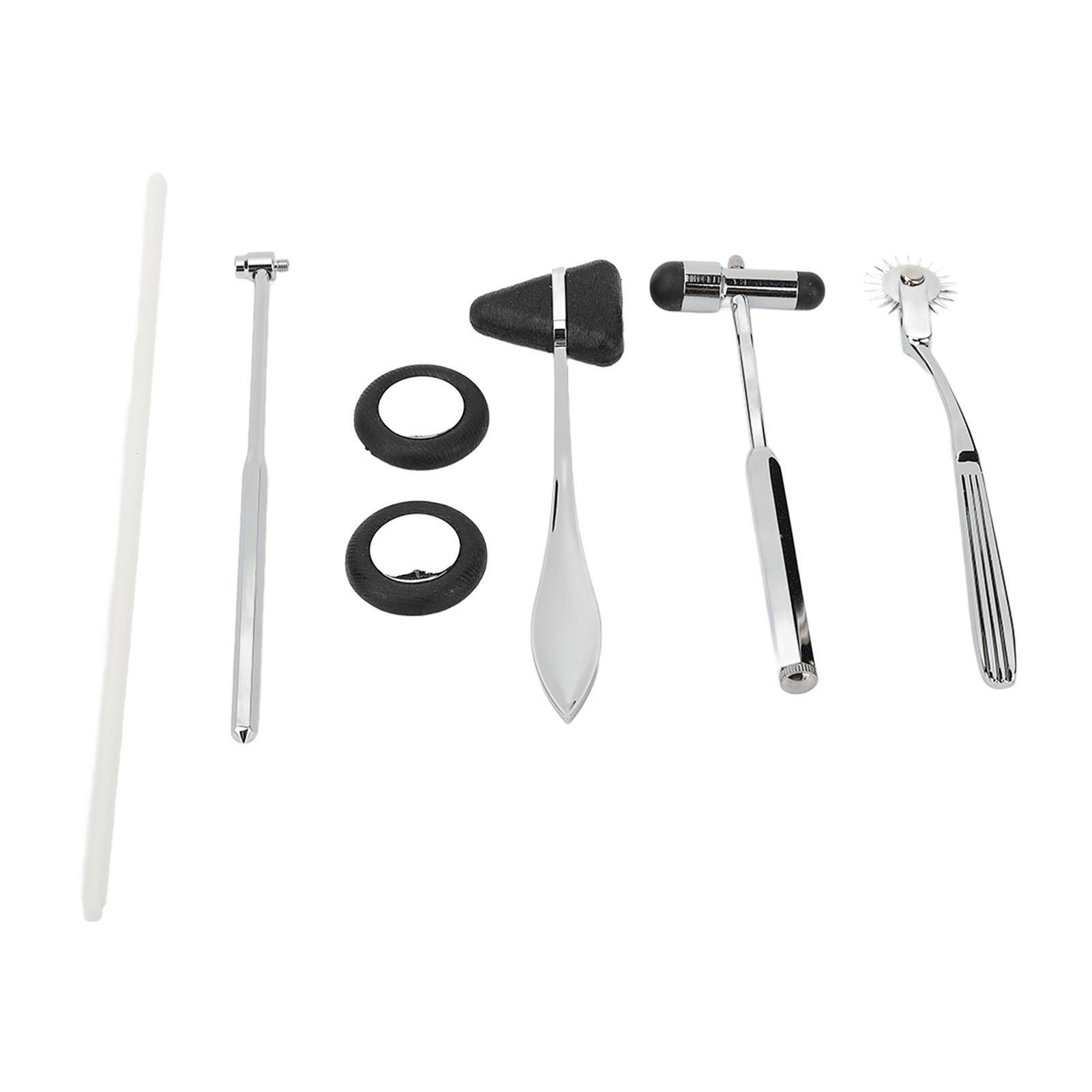 5pcs Neurological Hammer Medical Instrument Set with Pinwheel Zinc Alloy Diagnostic Percussion
5pcs Neurological Hammer Medical Instrument Set with Pinwheel Zinc Alloy Diagnostic Percussion
