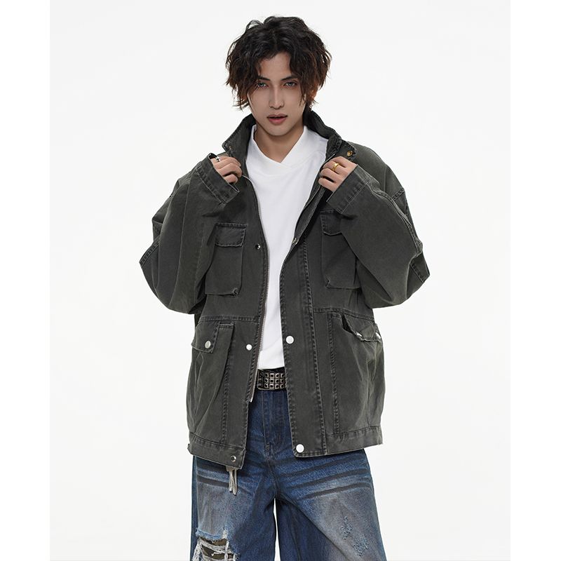 Acrardic2025 Early Spring American Style Overalls Men s and Women s Cleanfit Multi-Pocket Washed Jacket Dark green 2XL
Acrardic2025 Early Spring American Style Overalls Men s and Women s Cleanfit Multi-Pocket Washed Jacket Dark green 2XL