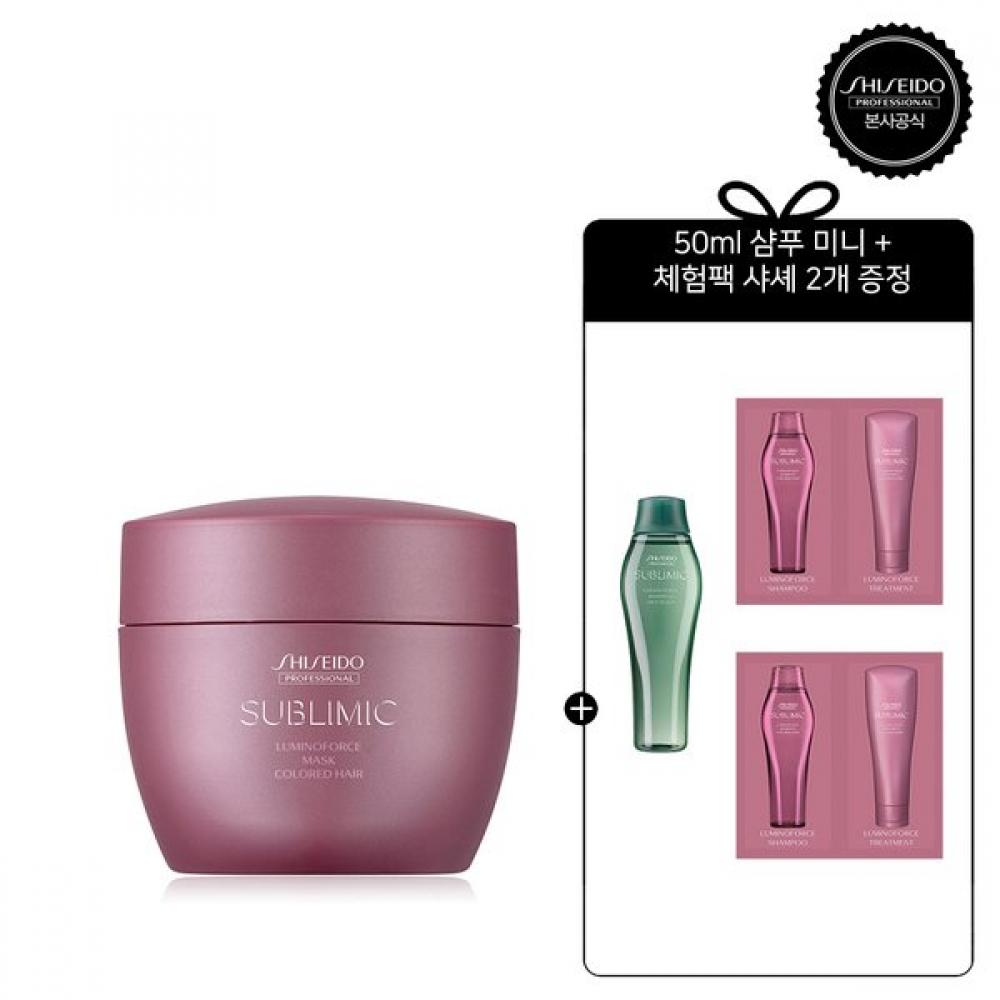Shiseido Professional Trial Pack Luminoforce Mask 200g + Mini Shampoo Single option
Shiseido Professional Trial Pack Luminoforce Mask 200g + Mini Shampoo Single option