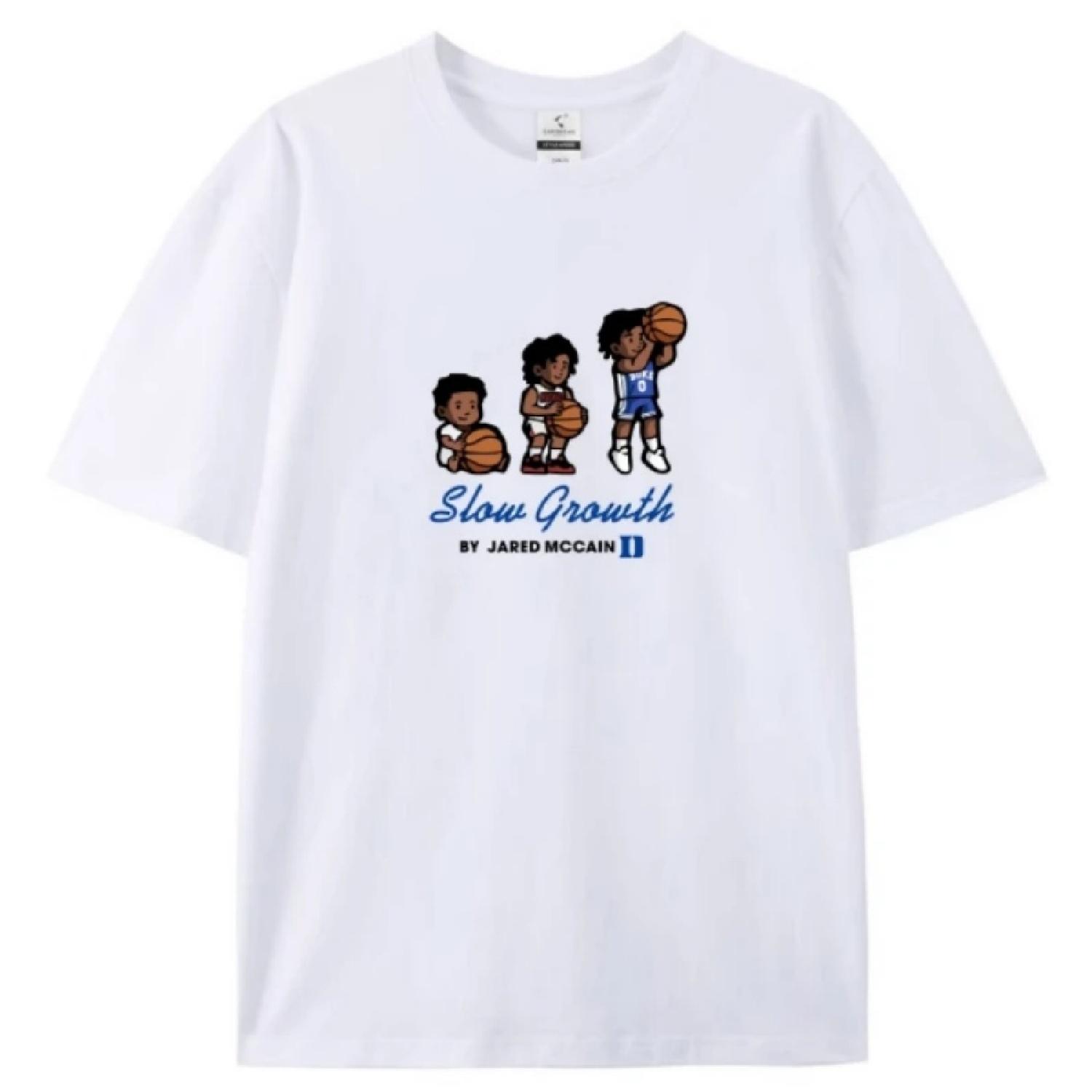 Magic Brother Jared McCain Duke basketball, breathable, 100% cotton, comfortable, solid color top, short-sleeved T-shirt XXXXXL білий
Magic Brother Jared McCain Duke basketball, breathable, 100% cotton, comfortable, solid color top, short-sleeved T-shirt XXXXXL білий
