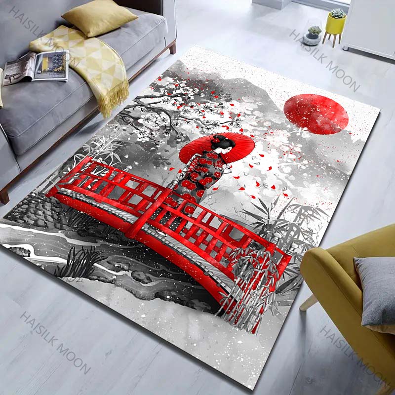 Japanese-style Woman Holding An Umbrella Pattern Carpet for Living Room Bedroom Sofa Home Decor Non-slip Floor Mat Luxury Gift 40cm x 60cm
Japanese-style Woman Holding An Umbrella Pattern Carpet for Living Room Bedroom Sofa Home Decor Non-slip Floor Mat Luxury Gift 40cm x 60cm
