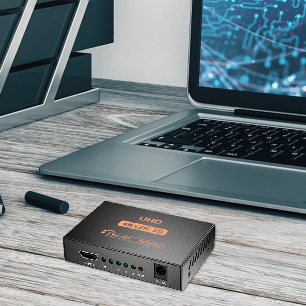 HDMI Splitter 1 in 2/4 Out Splitter Converter 1x4/1x2 for HDTV/STB/DVD/D-VHS Player
HDMI Splitter 1 in 2/4 Out Splitter Converter 1x4/1x2 for HDTV/STB/DVD/D-VHS Player