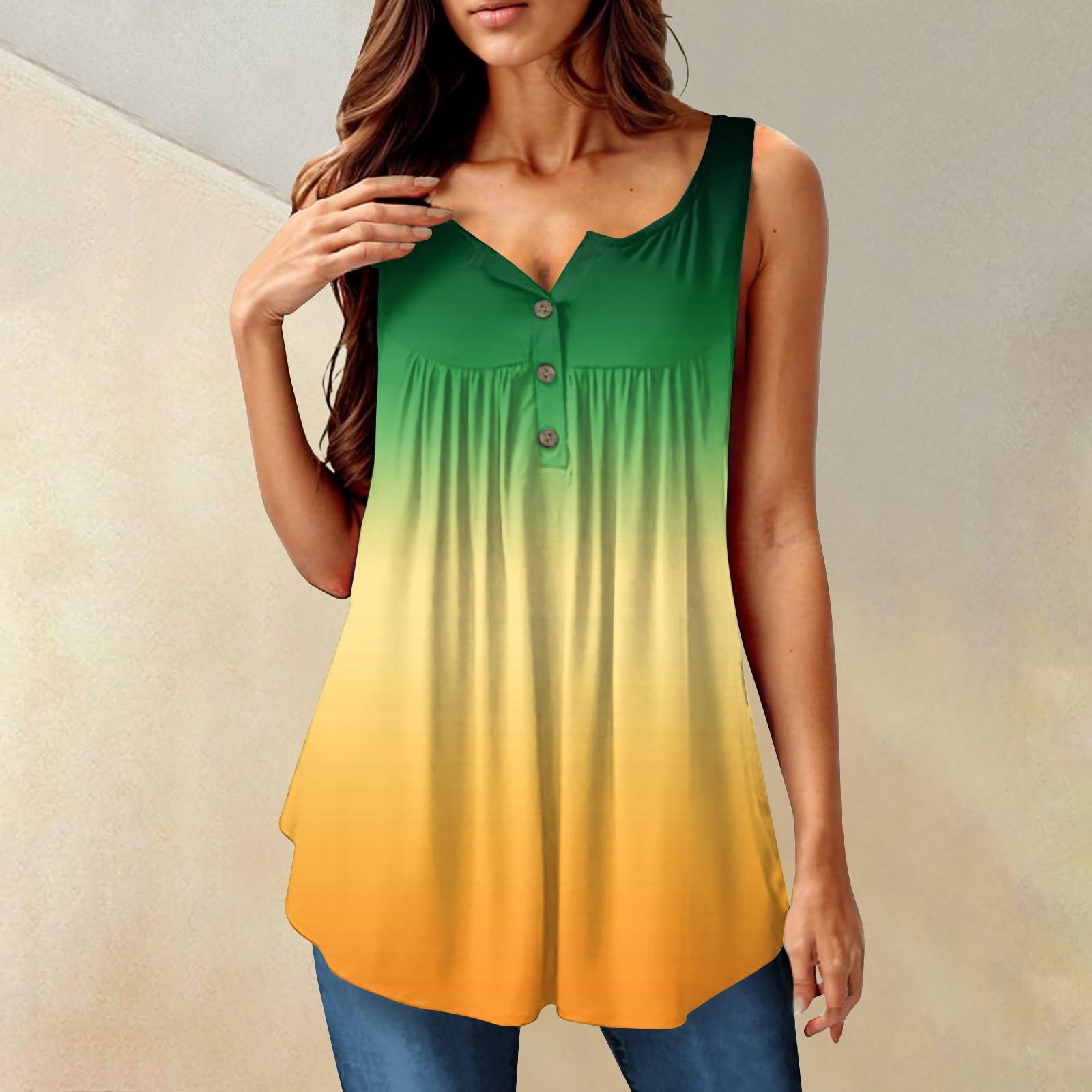 Женская мода плиссированная безрукавка повседневная футболка жилет топ на пуговицах M зелёный
Женская мода плиссированная безрукавка повседневная футболка жилет топ на пуговицах M зелёный