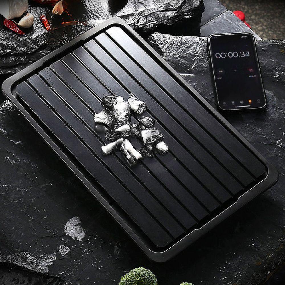 Rectangular Thawing Plate Black Meat Thaw Frozen Board practical Fast Defrosting Tray Poultry S
Rectangular Thawing Plate Black Meat Thaw Frozen Board practical Fast Defrosting Tray Poultry S