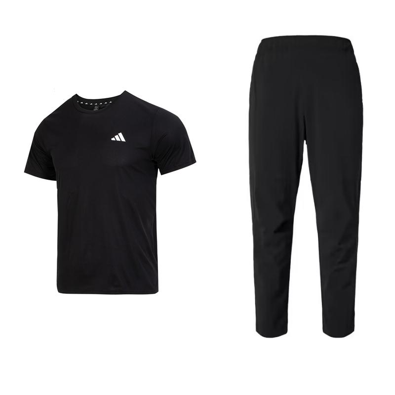 Adidas Letter Round Neck Quick-Dry Short Sleeve Comfortable Training Long Pants Casual Sports Suit Men Sports Suit Black IC7428+HM2970 M
Adidas Letter Round Neck Quick-Dry Short Sleeve Comfortable Training Long Pants Casual Sports Suit Men Sports Suit Black IC7428+HM2970 M