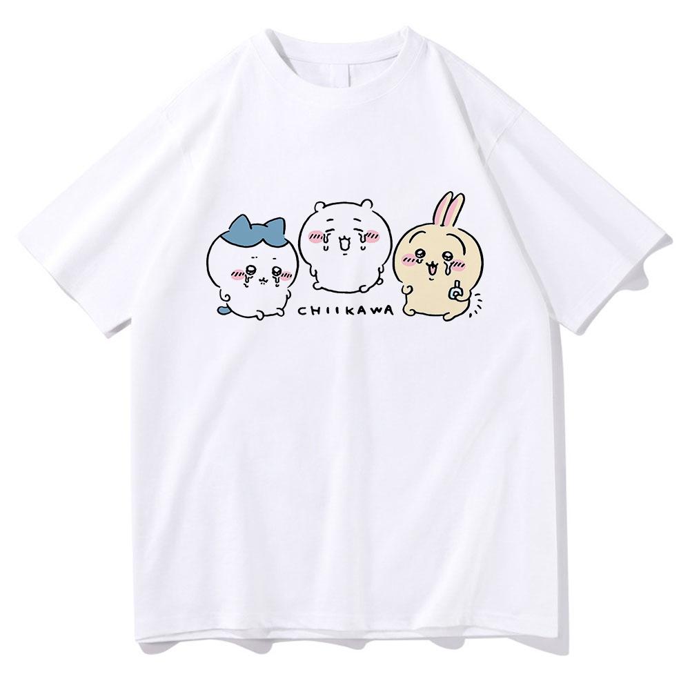 Футболка Chiikawa унисекс Harajuku с эстетической графикой Kawaii футболка унисекс аниме мультфильм повседневные футболки большого размера из песочного хлопка Корея
Футболка Chiikawa унисекс Harajuku с эстетической графикой Kawaii футболка унисекс аниме мультфильм повседневные футболки большого размера из песочного хлопка Корея