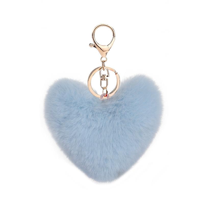 New Fluffy Pompom Keychain Gifts For Women Soft Heart Shape Pompon Fake Rabbit Key Chain Ball Car Bag Accessories Key Ring
New Fluffy Pompom Keychain Gifts For Women Soft Heart Shape Pompon Fake Rabbit Key Chain Ball Car Bag Accessories Key Ring