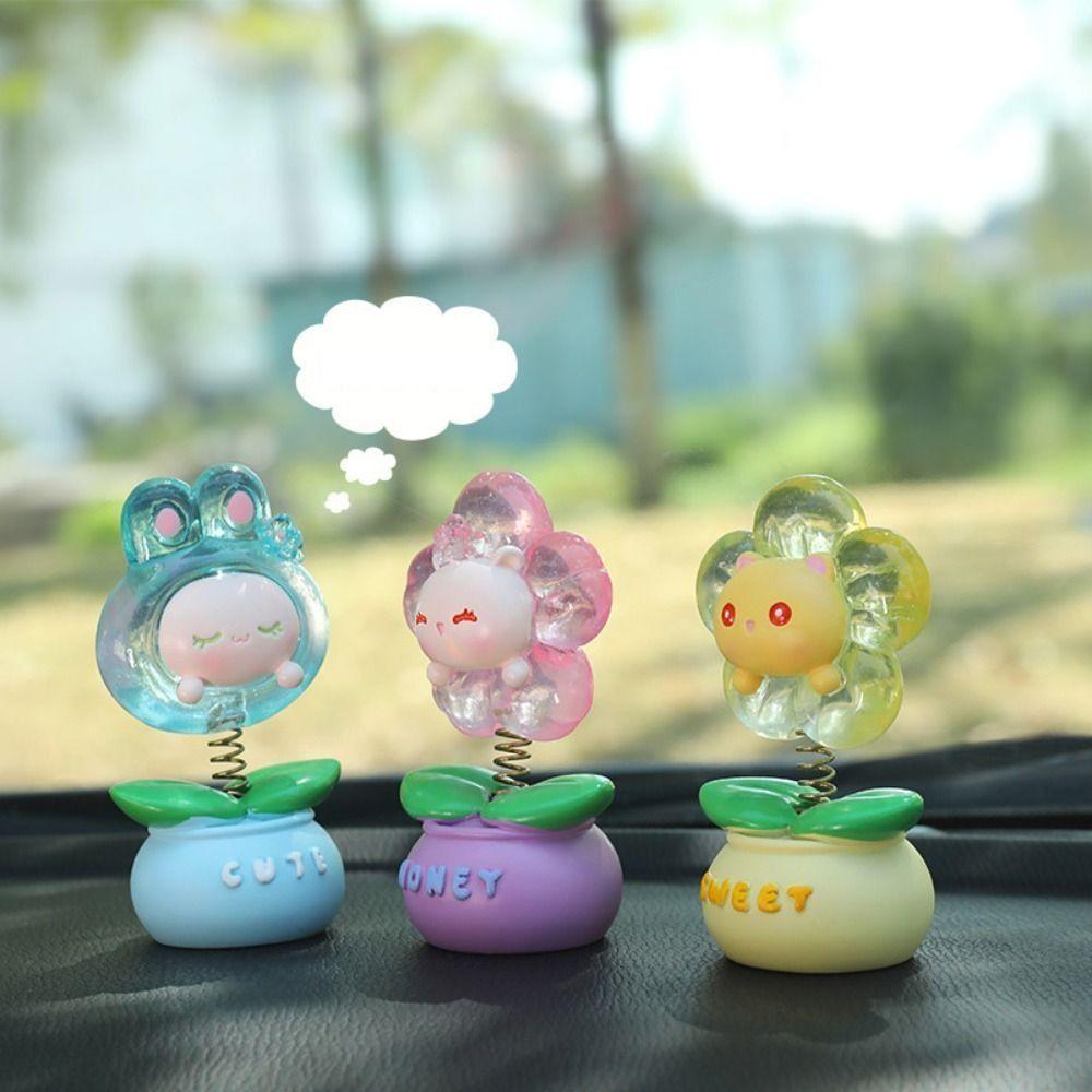 Transparent Flower Sunflower Shake Head Car Ornaments Resin Figure Creative Auto Decoration
Transparent Flower Sunflower Shake Head Car Ornaments Resin Figure Creative Auto Decoration
