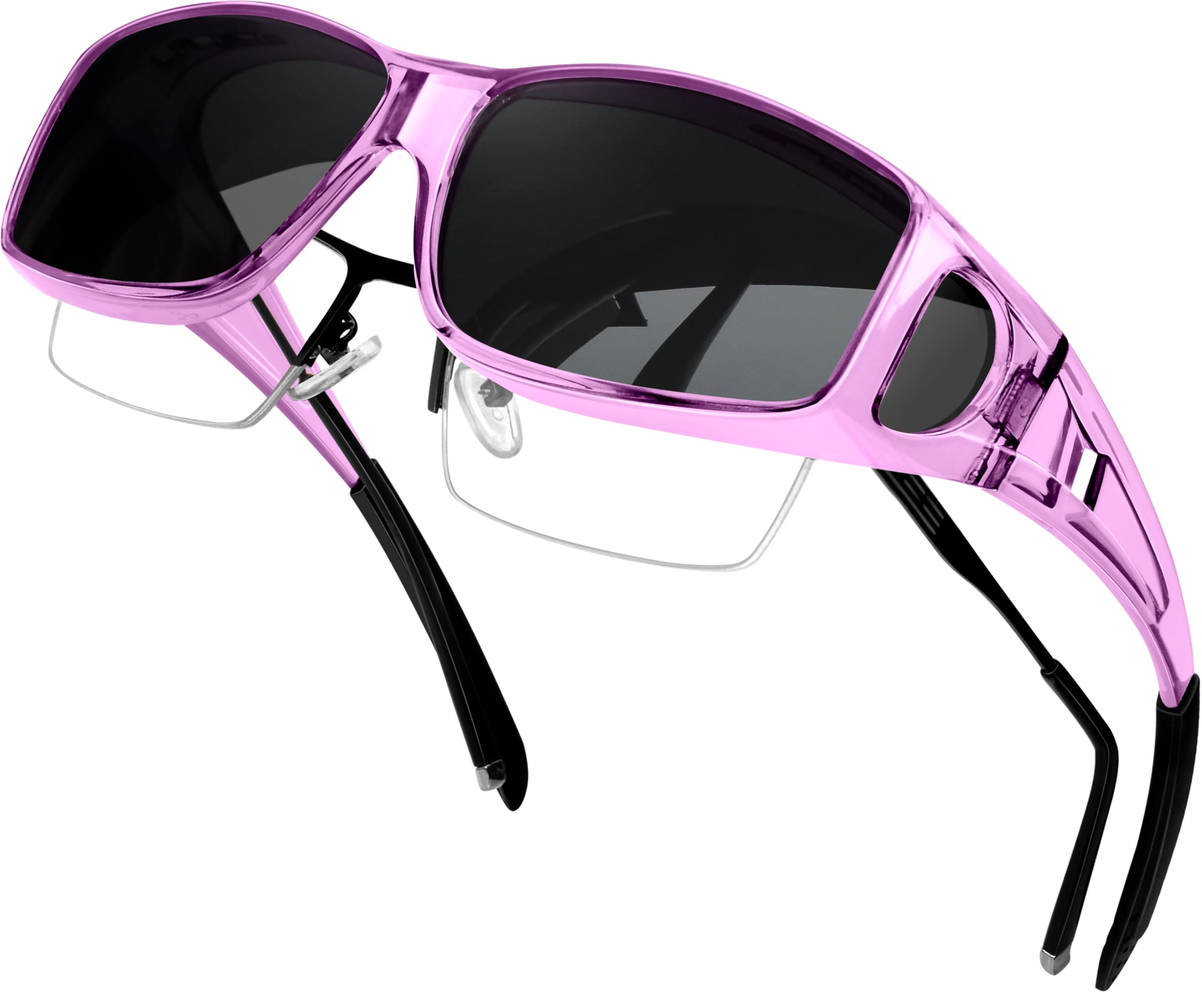 KANASTAL Over-the-Eye Sunglasses for Men and Women, UV400 Protection, Polarized, Lightweight, for Cars and Sports, Wearable Over Eyeglasses (Black)
KANASTAL Over-the-Eye Sunglasses for Men and Women, UV400 Protection, Polarized, Lightweight, for Cars and Sports, Wearable Over Eyeglasses (Black)