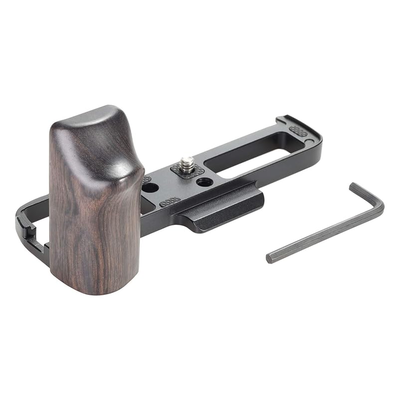 WEPOTO XPRO3 Handgrip L-Shape Grip with Quick Release Plate for Arca,Wood Side Handle,Compatible Fujifilm X-PRO3 Camera -GP-XPR03-B (Upgraded)
WEPOTO XPRO3 Handgrip L-Shape Grip with Quick Release Plate for Arca,Wood Side Handle,Compatible Fujifilm X-PRO3 Camera -GP-XPR03-B (Upgraded)