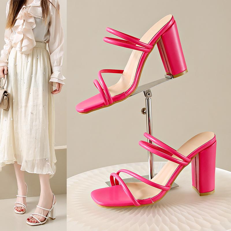 Summer new women s shoes sandals stiletto solid color viscose shoes high heel slippers cross strap girl 35 рожевий червоний колір
Summer new women s shoes sandals stiletto solid color viscose shoes high heel slippers cross strap girl 35 рожевий червоний колір