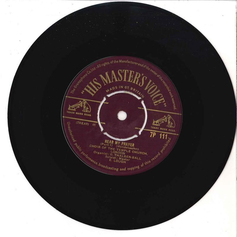 7inch Record CHOIR OF THE TEMPLE CHURCH LONDON - Hrar My Prayer / Recit, Hear My Pra 7P111 HIS MASTER S VO UK Classical Used
7inch Record CHOIR OF THE TEMPLE CHURCH LONDON - Hrar My Prayer / Recit, Hear My Pra 7P111 HIS MASTER S VO UK Classical Used
