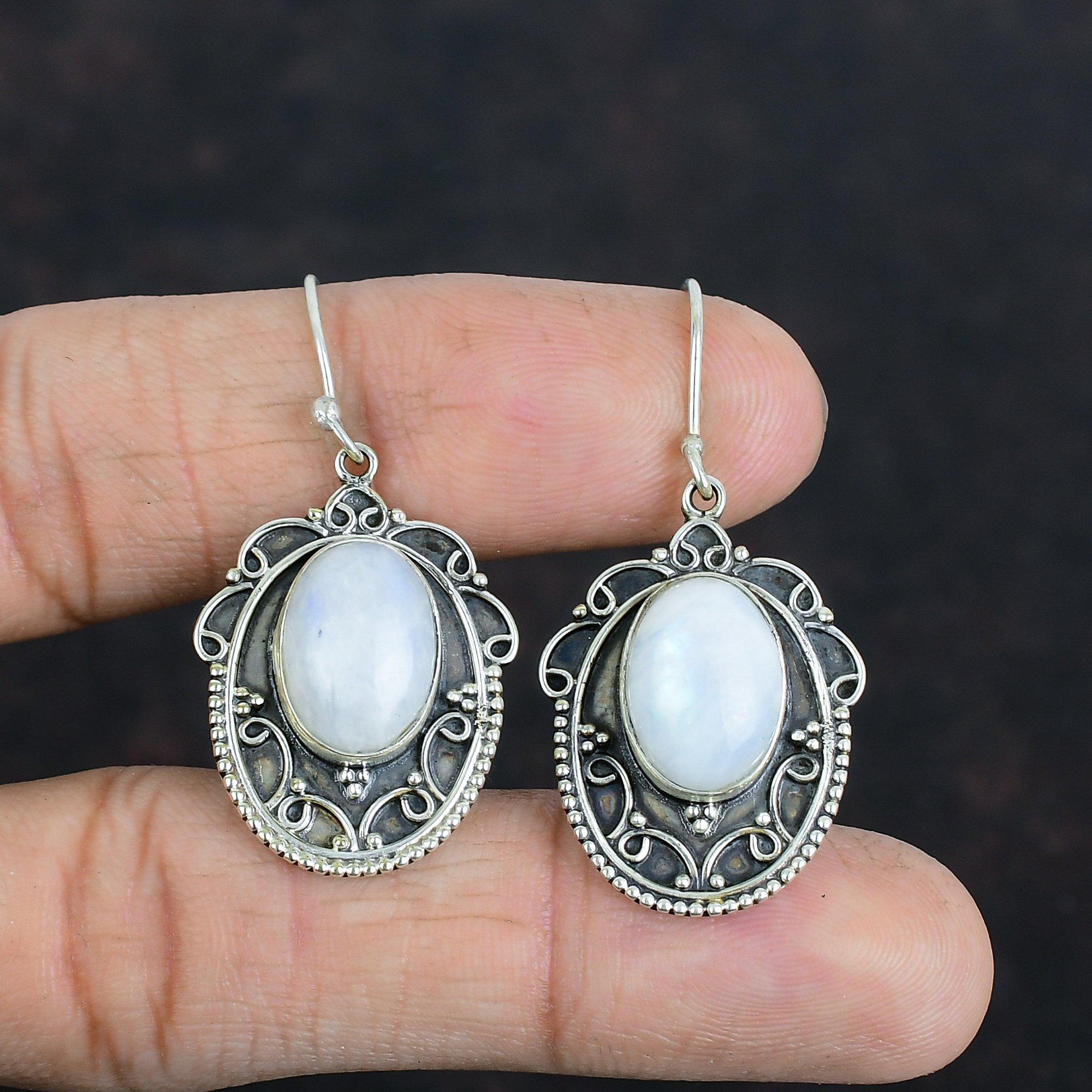 Rainbow Moonstone Earring Vintage Earrings Natural Gemstone Jewelry 925 Sterling Silver Earring Handmade Earring Gift For Mom Decent Jewelry
Rainbow Moonstone Earring Vintage Earrings Natural Gemstone Jewelry 925 Sterling Silver Earring Handmade Earring Gift For Mom Decent Jewelry