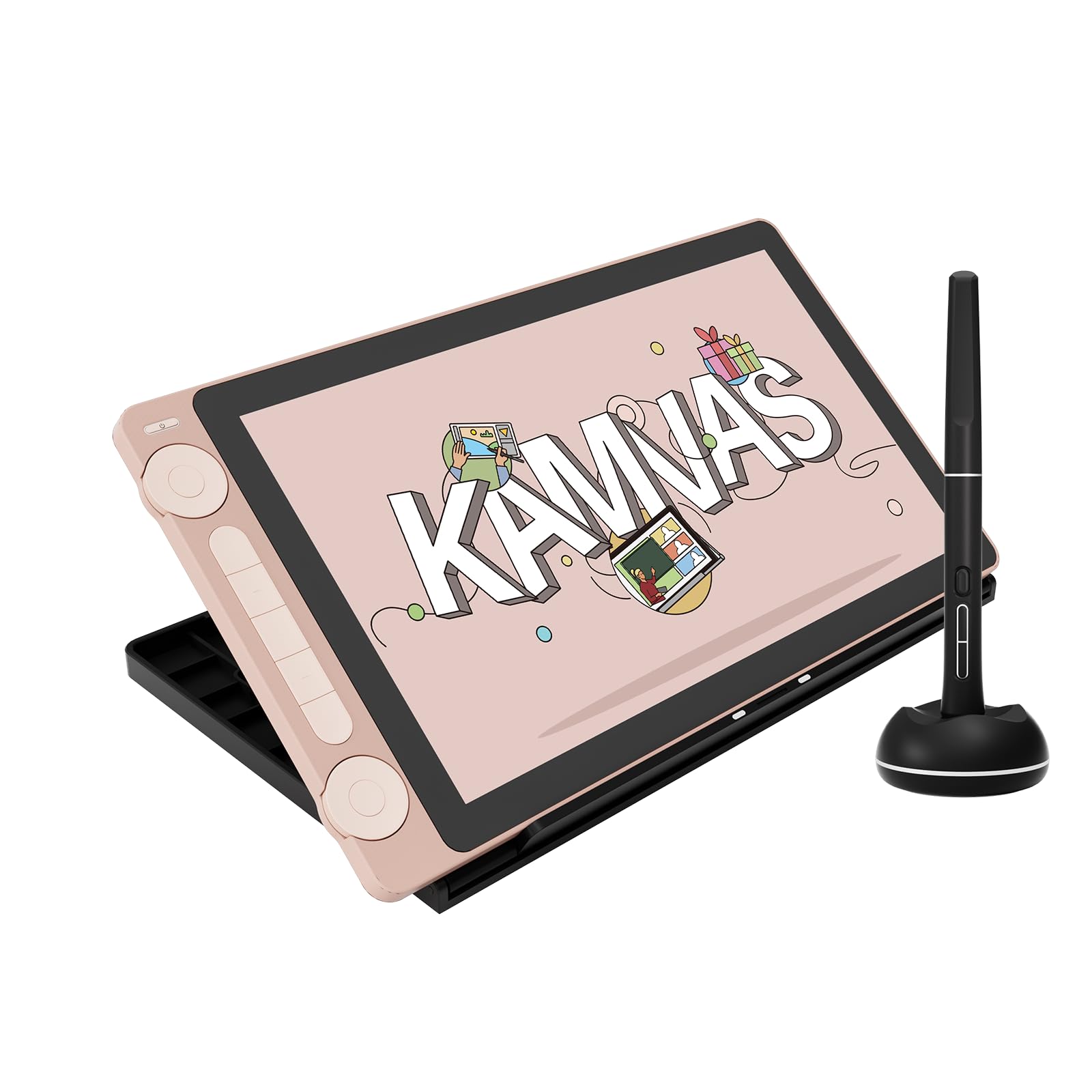HUION LCD tablet Kamvas 13 type Pentech technology upgrade pen PW600L Supports 16384 levels of pen pressure detection Color accuracy of Delta Color
HUION LCD tablet Kamvas 13 type Pentech technology upgrade pen PW600L Supports 16384 levels of pen pressure detection Color accuracy of Delta Color