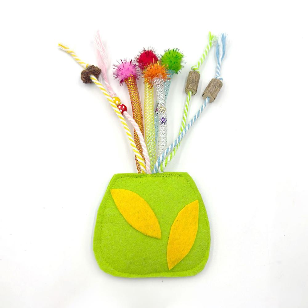 Green Cat Toys Rope Ball Catnip Kitten Teaser Pet Toys
Green Cat Toys Rope Ball Catnip Kitten Teaser Pet Toys
