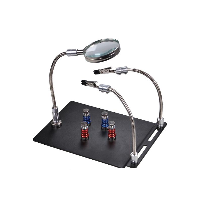 TE-804 Maintenance Auxiliary Clip Magnifying Glass Welding Auxiliary Clip for Phone Magnifier Electric Circuit Board Repair
TE-804 Maintenance Auxiliary Clip Magnifying Glass Welding Auxiliary Clip for Phone Magnifier Electric Circuit Board Repair