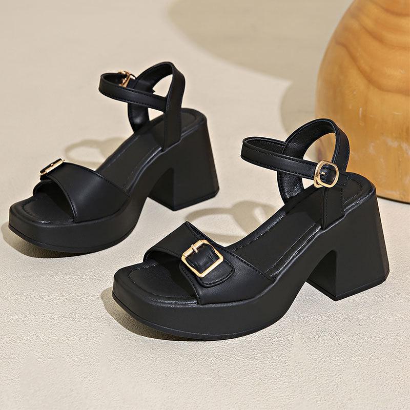 Fashion casual women s shoes waterproof table slope heel high heels women s outer wear 2025 new summer thick heel Roman sandals 35 чорний
Fashion casual women s shoes waterproof table slope heel high heels women s outer wear 2025 new summer thick heel Roman sandals 35 чорний