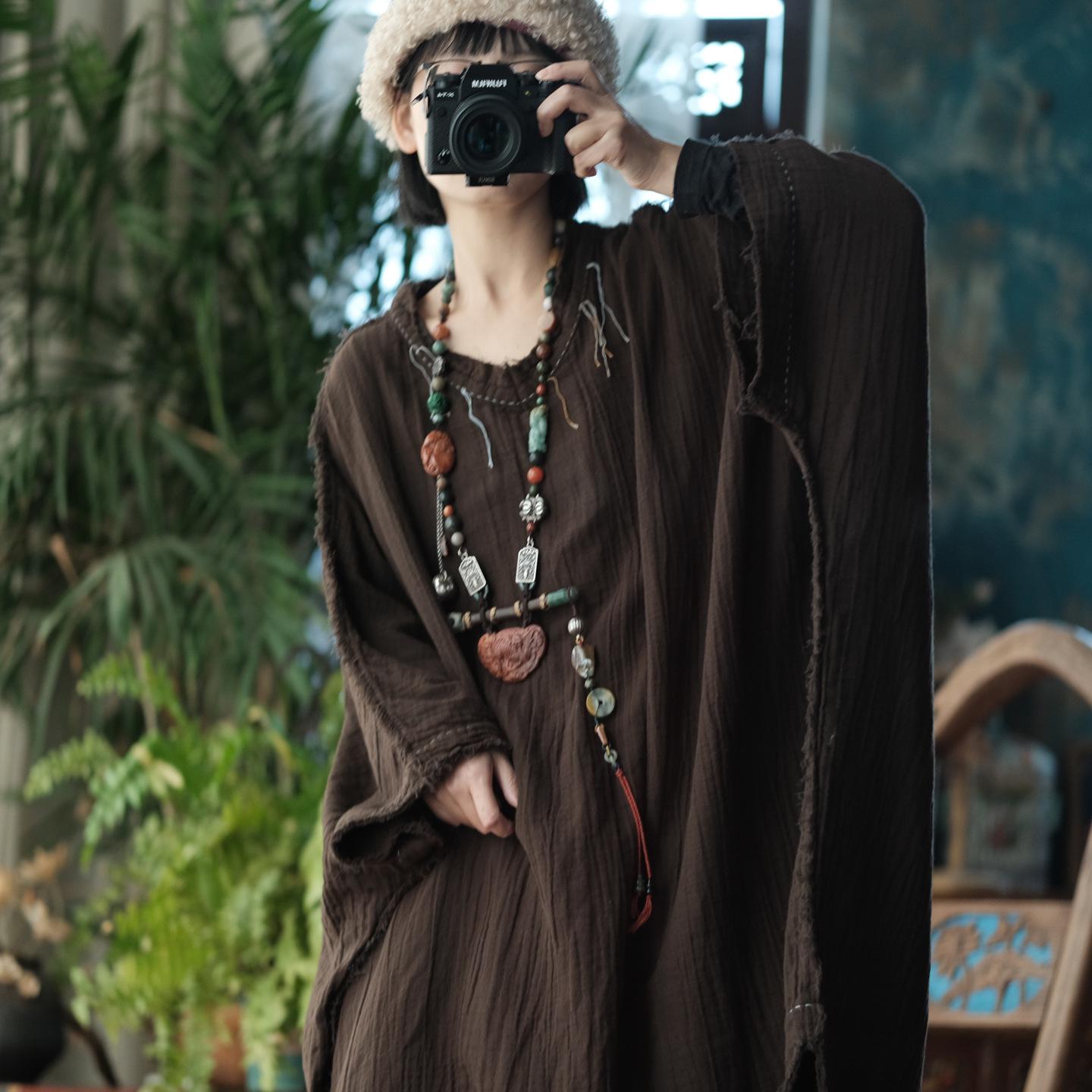 Zen Retro Ethnic Clay Light High-End Women s Long Dress 2209 One Size
Zen Retro Ethnic Clay Light High-End Women s Long Dress 2209 One Size
