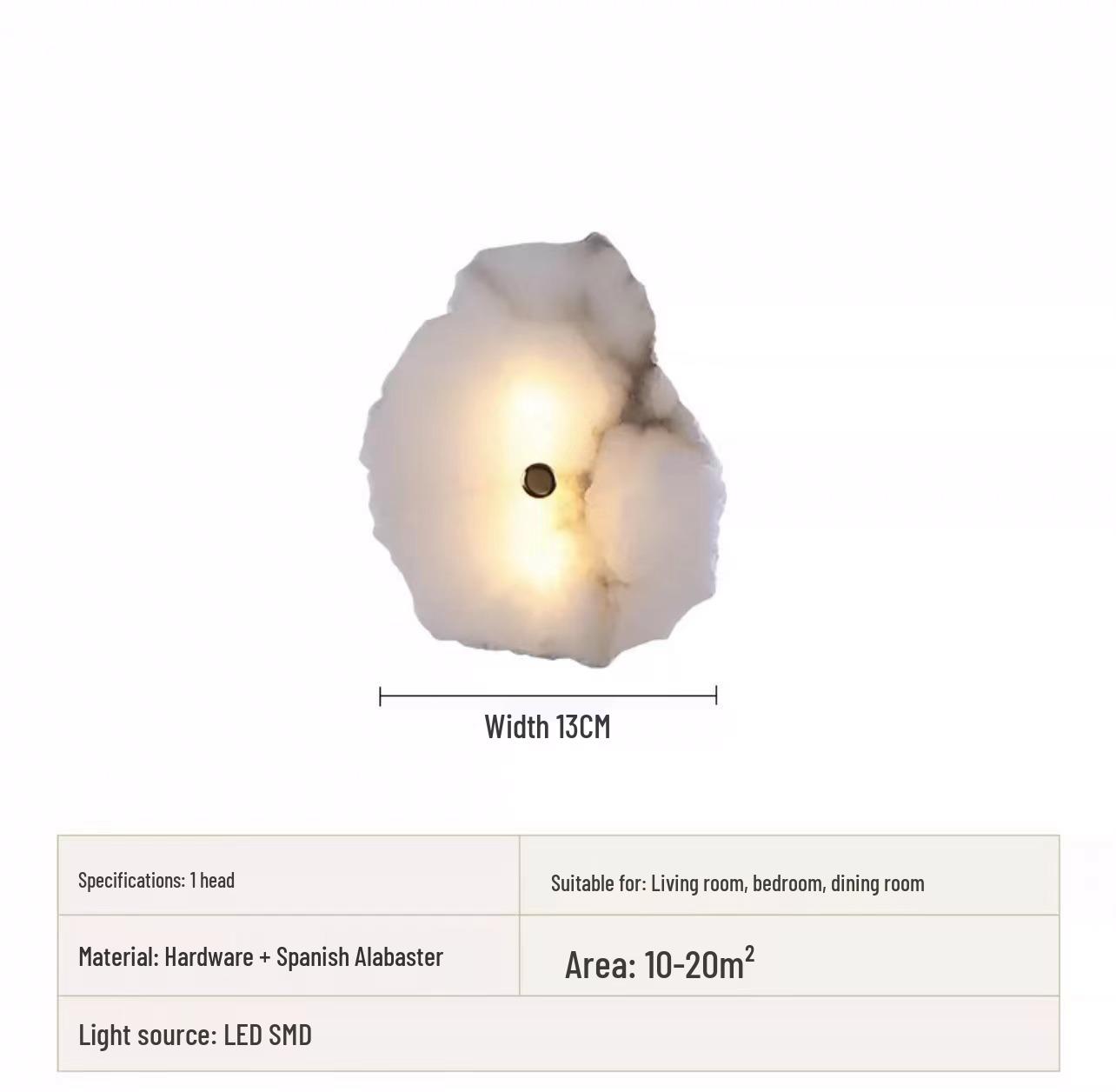 Nordic Light Luxury Natural Marble Wall Lamp for Living Room or Bedroom Default Warm Light
Nordic Light Luxury Natural Marble Wall Lamp for Living Room or Bedroom Default Warm Light