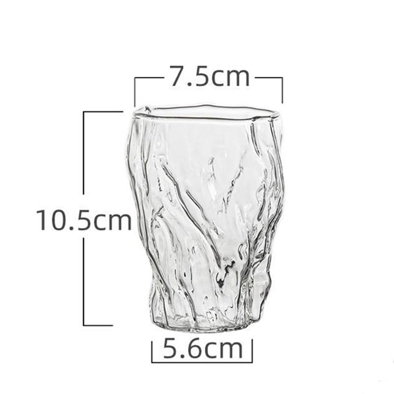 270ML Tree stripes Glass Coffee Mug Irregular Shape Transparent Milk Water Juice Mugs For Home Restaurant Coffee Shop 201-300ml чистый
270ML Tree stripes Glass Coffee Mug Irregular Shape Transparent Milk Water Juice Mugs For Home Restaurant Coffee Shop 201-300ml чистый