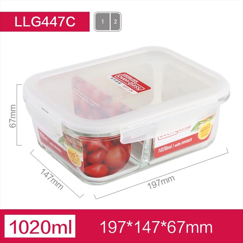 LocknLock Divided Glass Food Storage Container
LocknLock Divided Glass Food Storage Container