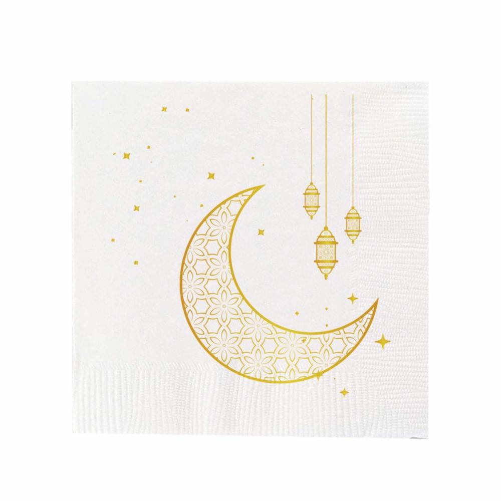 25Pcs Double Layered Ramadan Party Napkins Moon Printed Eid Al-Fitr Napkins Eid Celebrations 25Pcs
25Pcs Double Layered Ramadan Party Napkins Moon Printed Eid Al-Fitr Napkins Eid Celebrations 25Pcs