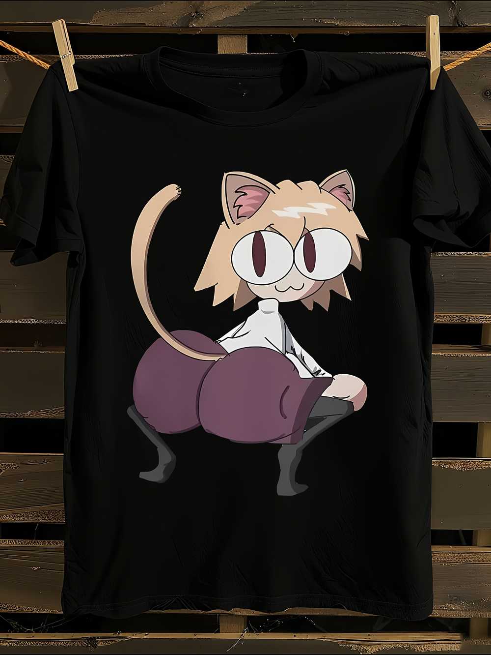 Sey Anime Cat Ear & Tail Graphic T-Shirt Mens Tshirt Womens Tshirts with Letters Print Short Sleeves T-Shirt Casual Street Tee Shirt Top L
Sey Anime Cat Ear & Tail Graphic T-Shirt Mens Tshirt Womens Tshirts with Letters Print Short Sleeves T-Shirt Casual Street Tee Shirt Top L
