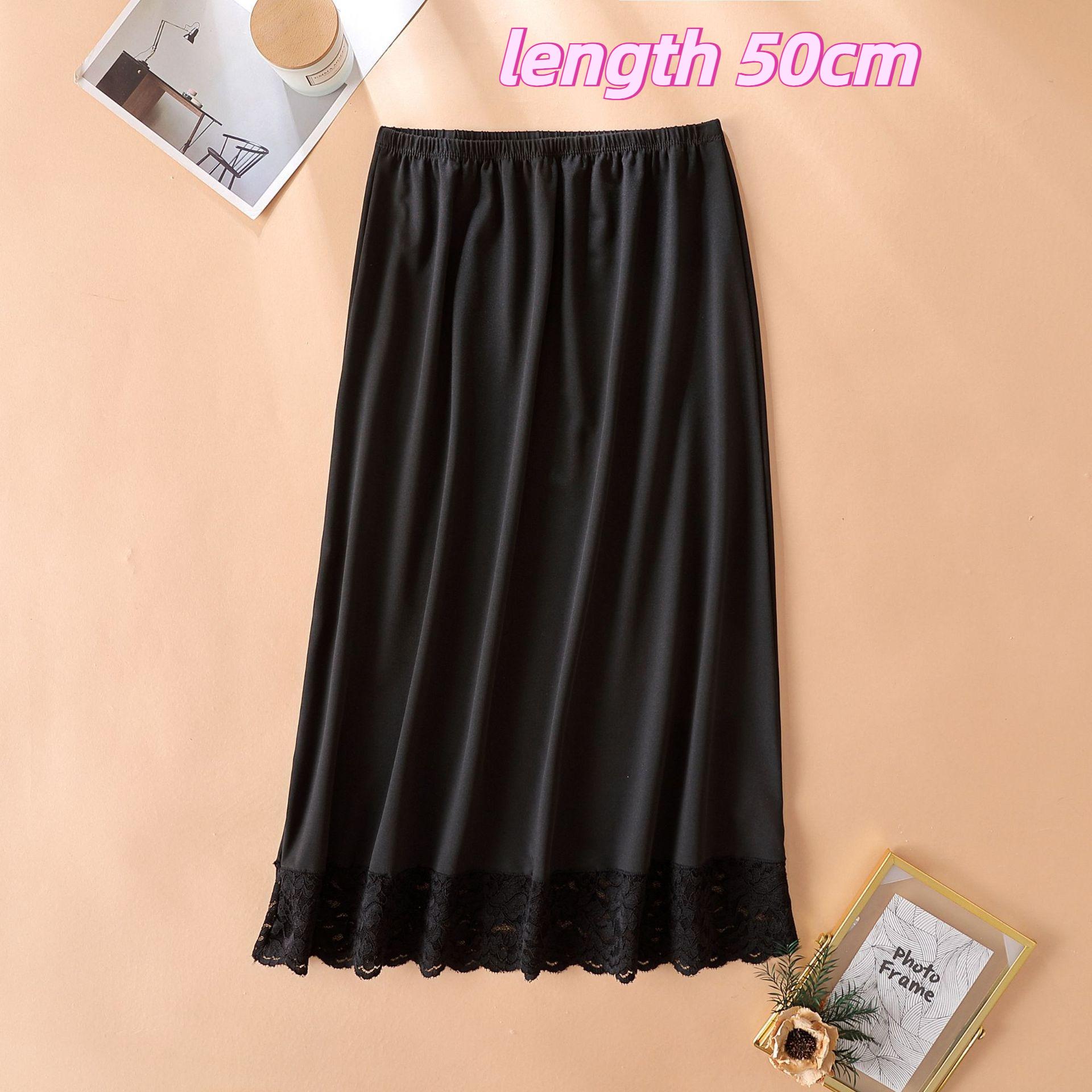 Women s Sheerproof Anti Exposure Lace Lined Mid Length A Line Underskirt Half Slip Safety Bottoming Leggings Skirt M чёрный
Women s Sheerproof Anti Exposure Lace Lined Mid Length A Line Underskirt Half Slip Safety Bottoming Leggings Skirt M чёрный