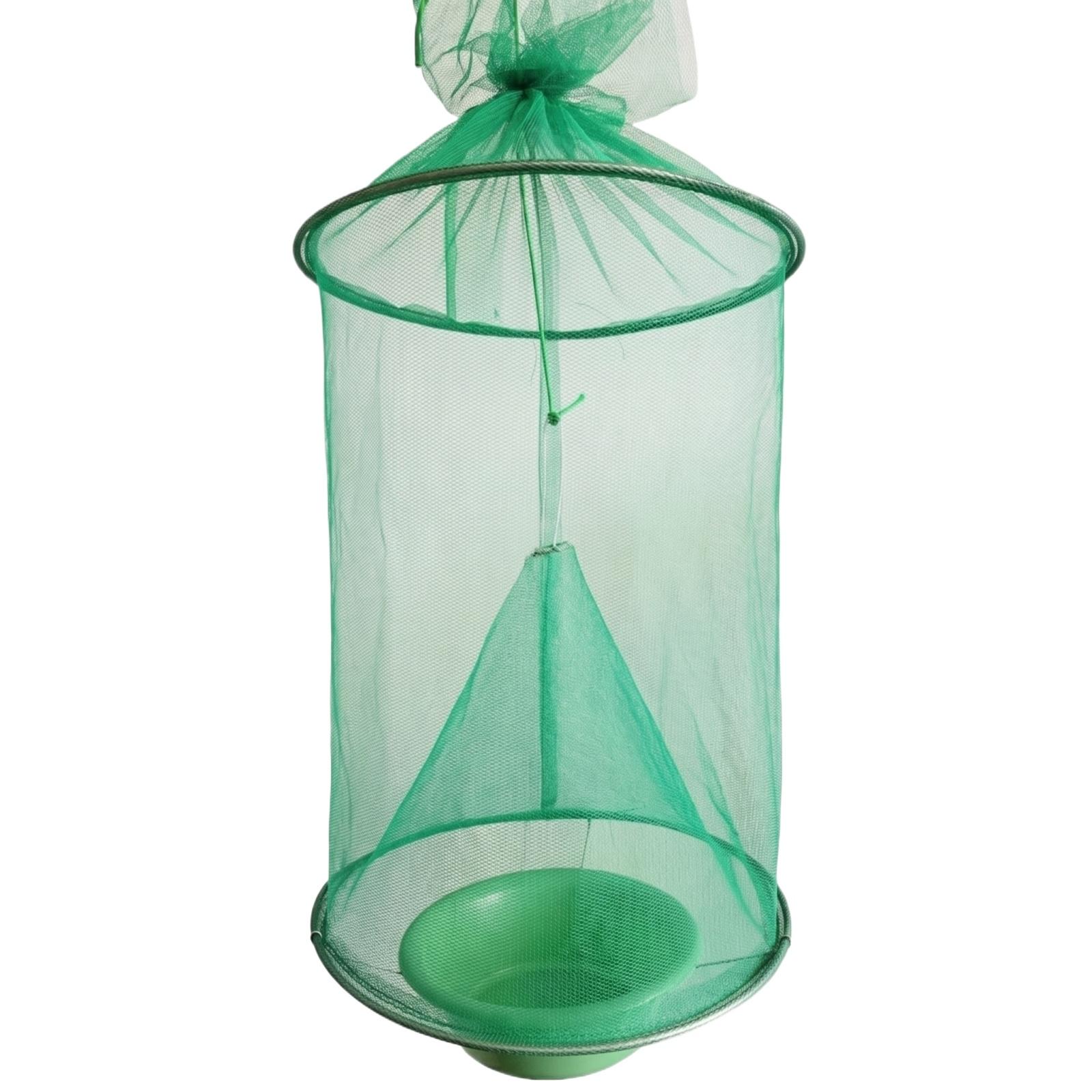 Hanging Fly Trap Cage Eco-Friendly Fly Catcher Insect Control Mesh Trap for Indoor Outdoor Use Effective Pest Management One Size зелёный
Hanging Fly Trap Cage Eco-Friendly Fly Catcher Insect Control Mesh Trap for Indoor Outdoor Use Effective Pest Management One Size зелёный