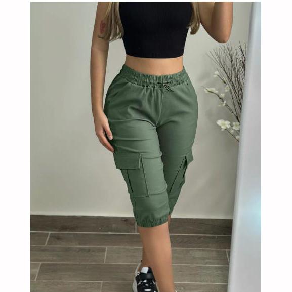Женские брюки летние модные карманные с манжетами на завязках повседневные простые облегающие повседневные брюки длиной до колена XS зелёный
Женские брюки летние модные карманные с манжетами на завязках повседневные простые облегающие повседневные брюки длиной до колена XS зелёный