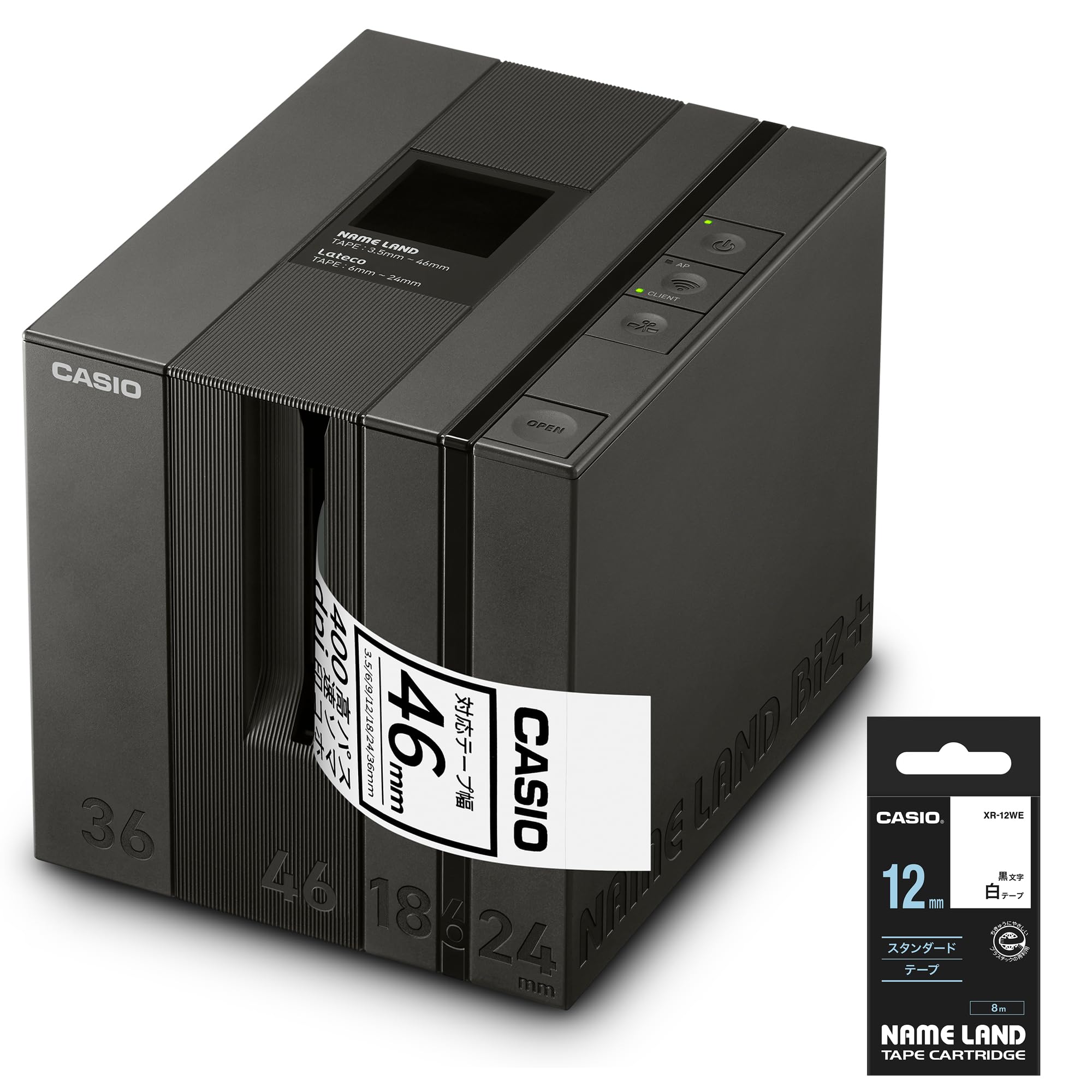 Casio Label Writer Nameland Hybrid Printer Set with tape BIZ+ KL-LE900 KL-ST9 (Nameland 3.5mm-46mm width/Lateco 6mm-24mm) темно-серого
Casio Label Writer Nameland Hybrid Printer Set with tape BIZ+ KL-LE900 KL-ST9 (Nameland 3.5mm-46mm width/Lateco 6mm-24mm) темно-серого
