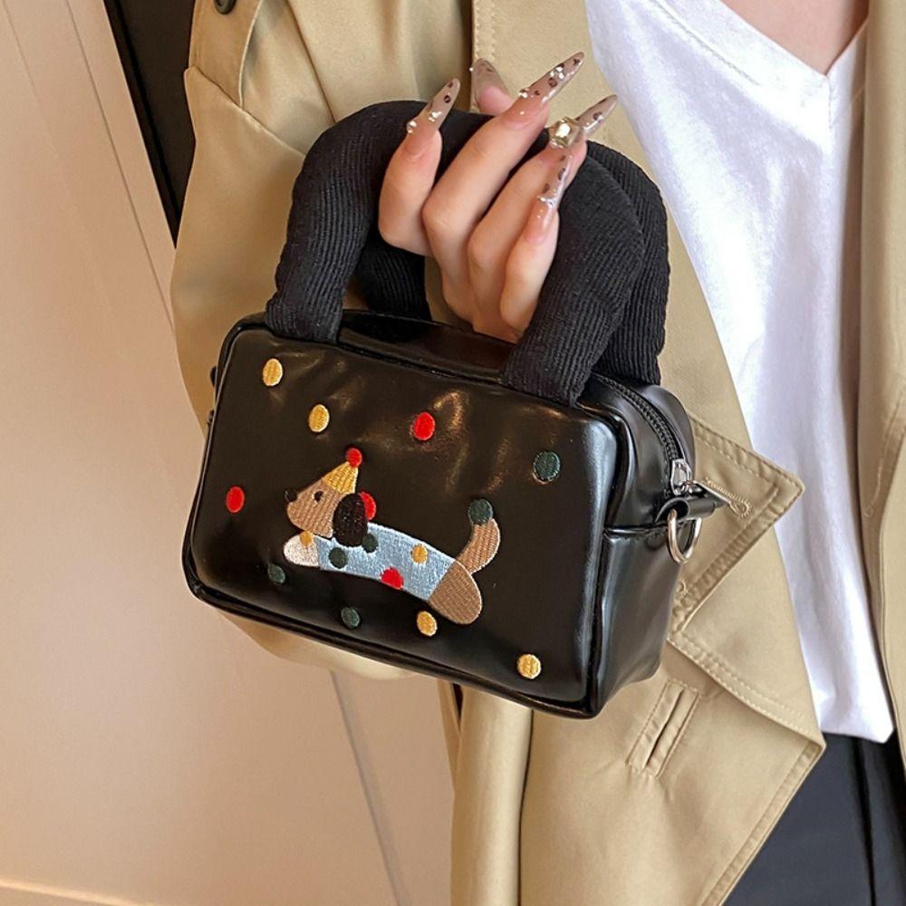 PU Leather Dog Crossbody Bag Solid Color Puppy Handbag Elegant PU Bowling Bag Travel коричневый
PU Leather Dog Crossbody Bag Solid Color Puppy Handbag Elegant PU Bowling Bag Travel коричневый