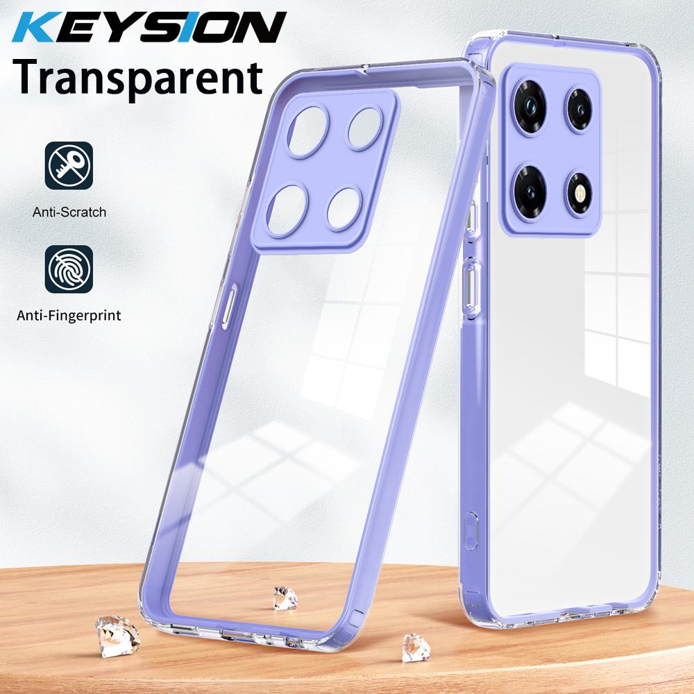 KEYSION Ударопрочный прозрачный чехол для Infinix Note 30 Pro Прозрачный мягкий TPU силиконовый + задняя крышка для телефона из ПК для Infinix Note 30 5G for Infinix Note 30 белый
KEYSION Ударопрочный прозрачный чехол для Infinix Note 30 Pro Прозрачный мягкий TPU силиконовый + задняя крышка для телефона из ПК для Infinix Note 30 5G for Infinix Note 30 белый