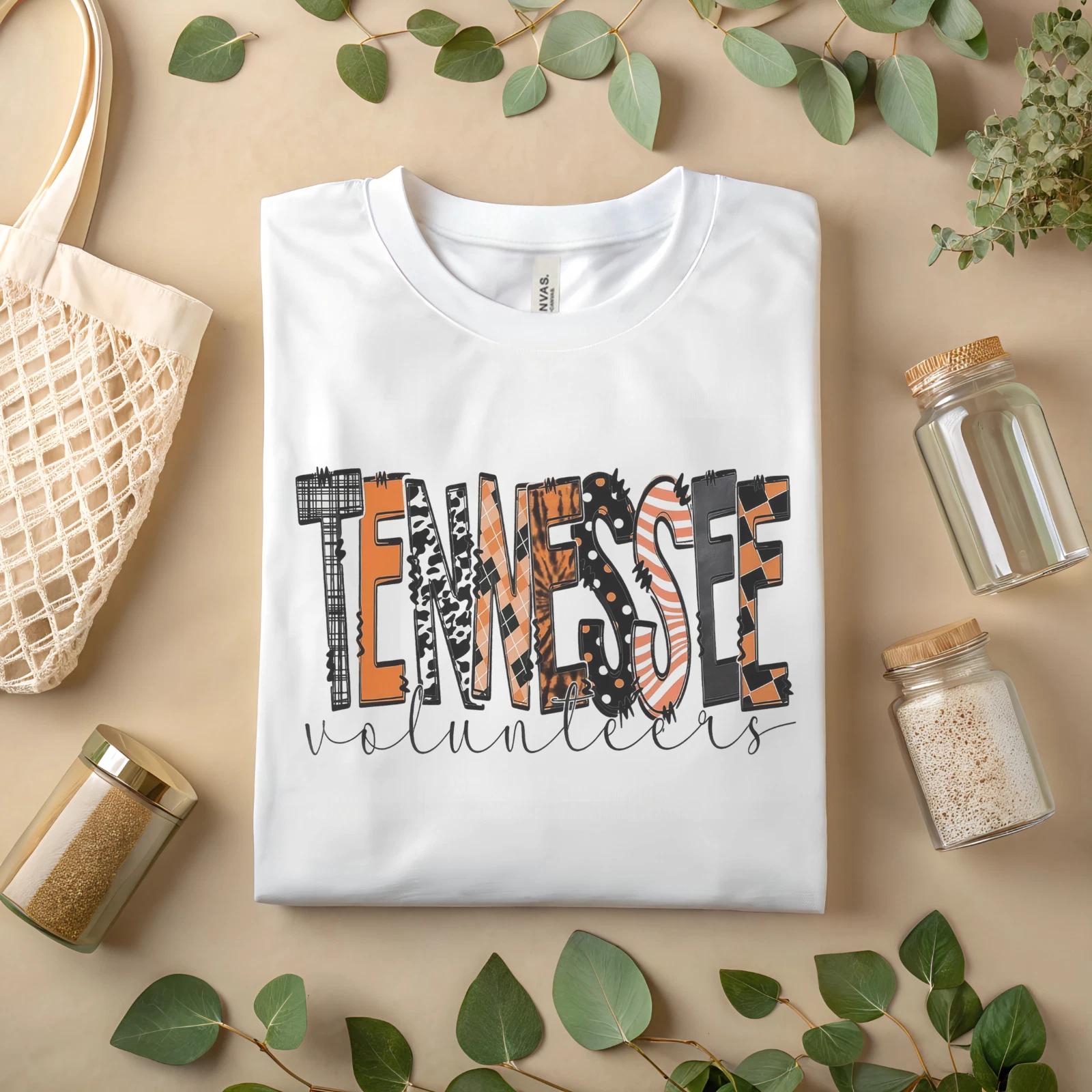 Tennessee Volunteers T-Shirt – Vintage Orange & Black Pattern Tee A200 S
Tennessee Volunteers T-Shirt – Vintage Orange & Black Pattern Tee A200 S