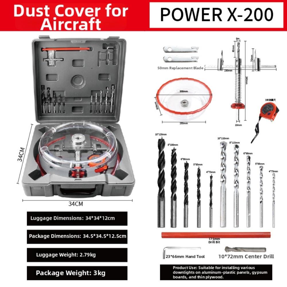 Adjustable Dust-Free Hole Cutter For Wood & Gypsum: Precision Drilling Tool High-selling Manual Tool Accessories
Adjustable Dust-Free Hole Cutter For Wood & Gypsum: Precision Drilling Tool High-selling Manual Tool Accessories