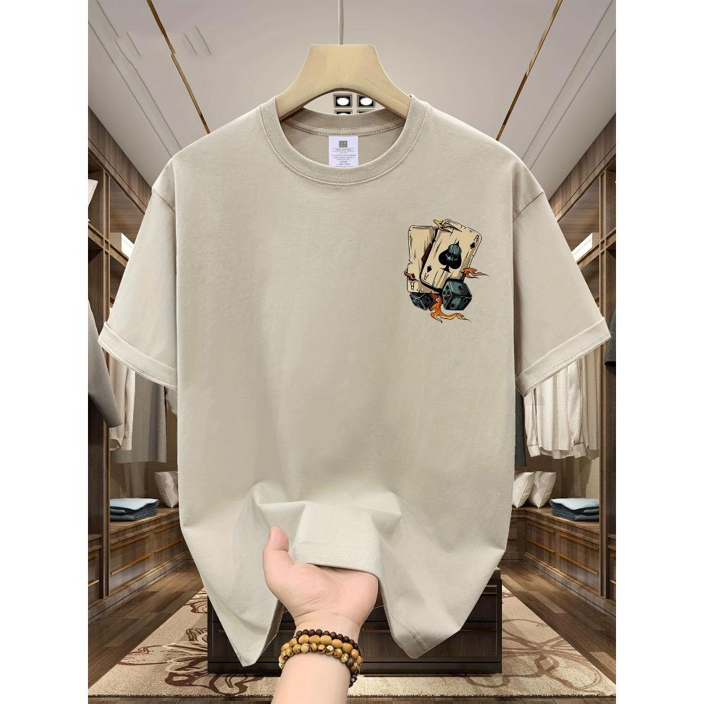 2025 Men s New Trendy Poker Printed Micro Elastic Breathable Round Neck T-shirt Summer Outdoor Urban Casual Top 6XL
2025 Men s New Trendy Poker Printed Micro Elastic Breathable Round Neck T-shirt Summer Outdoor Urban Casual Top 6XL