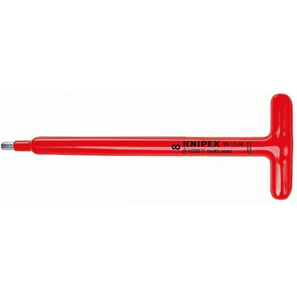 KNIPEX Insulated Hex 1000V 9815-06 T-Type Wrench,
KNIPEX Insulated Hex 1000V 9815-06 T-Type Wrench,