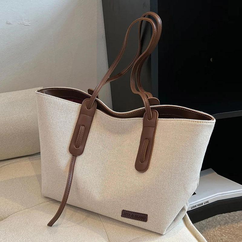 Large Capacity Canvas Tote Shoulder Bag Women Casual Korean Ins Style Simple Artistic Commuter School Handbag коричневий
Large Capacity Canvas Tote Shoulder Bag Women Casual Korean Ins Style Simple Artistic Commuter School Handbag коричневий
